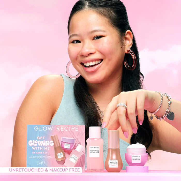 GLOW RECIPE-Get Glowing With Me™ Kit by Katie Fang with Hue Drops Tinted Serum