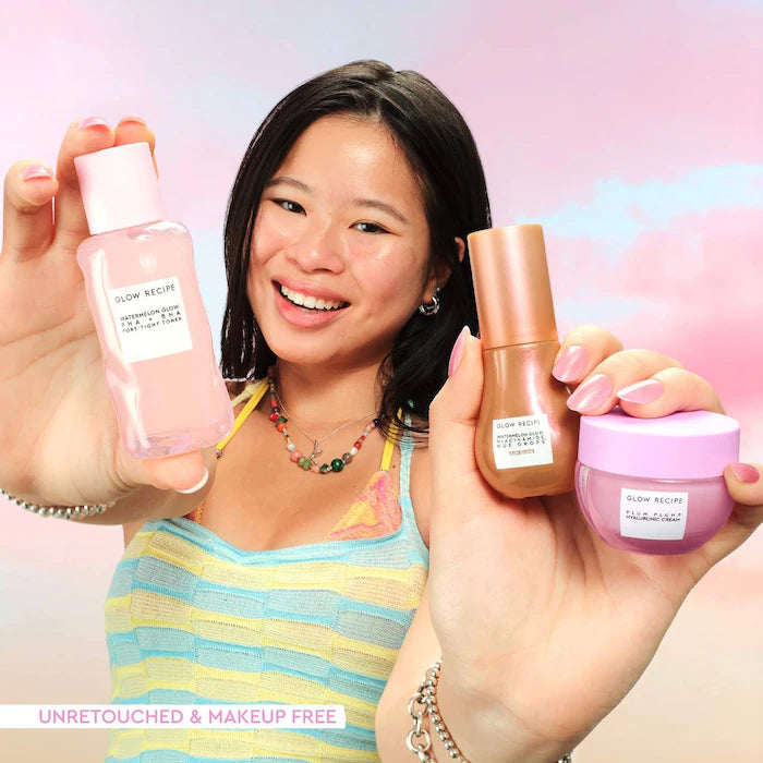 GLOW RECIPE-Get Glowing With Me™ Kit by Katie Fang with Hue Drops Tinted Serum